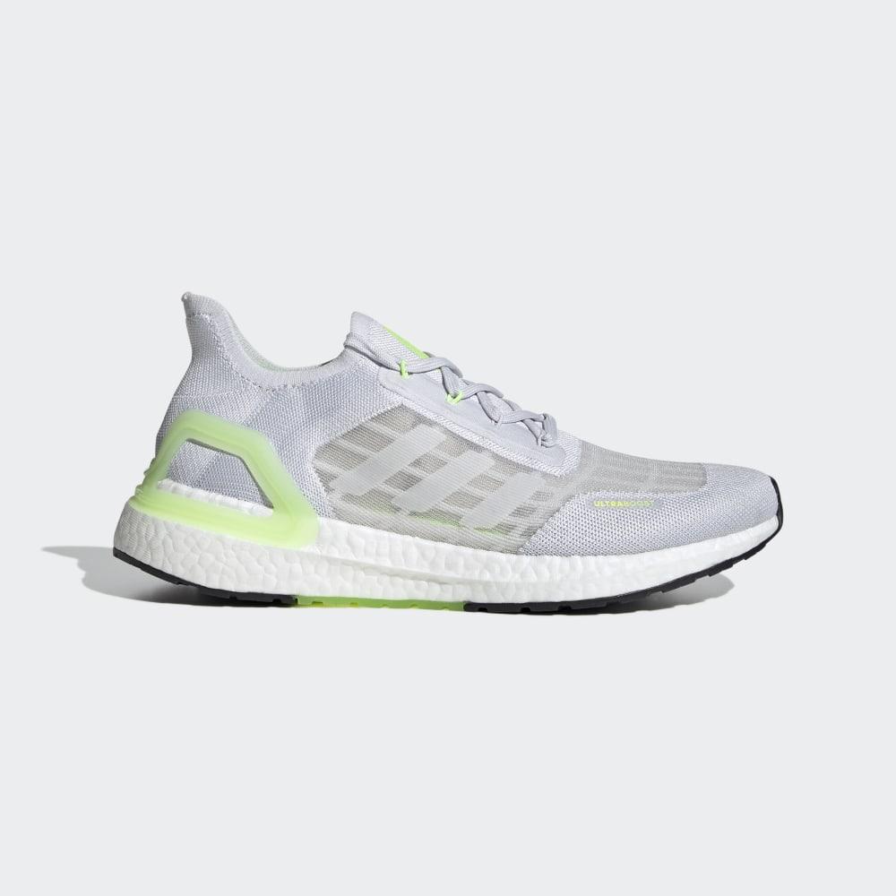 Adidasi Alergare Adidas Ultraboost SUMMER.RDY Barbati Romania - Gri/Albi/Verzi EG0753